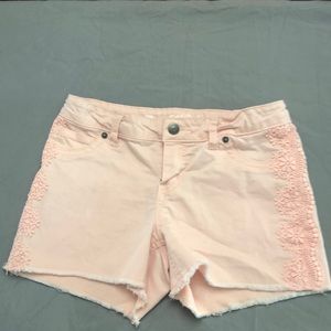 Cat & Jack light pink shorts girls sz 10/12